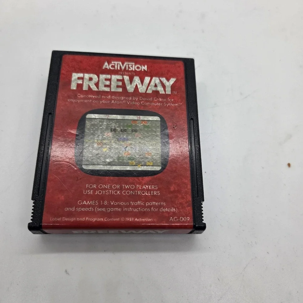 Freeway Atari 2600‎ Activision 1981 Vintage Video Game Cartridge AG-009 Tested